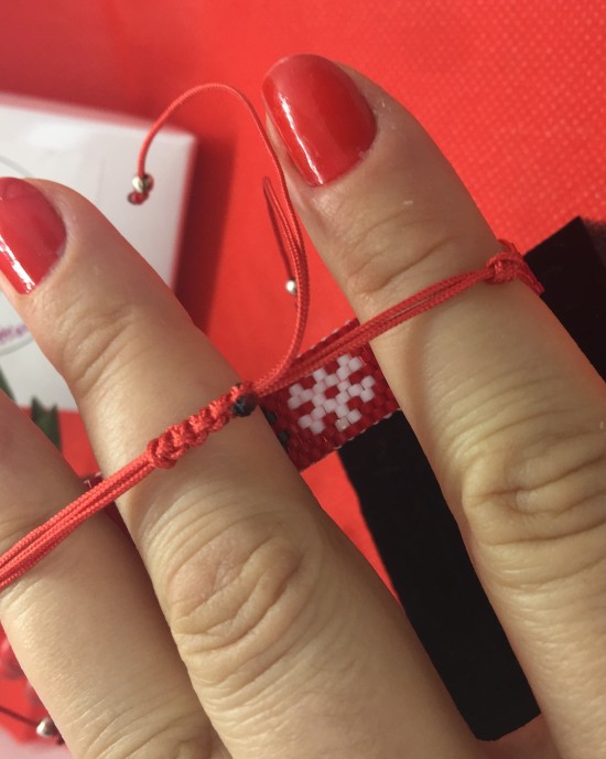 Gümüş Kartanesi Deri Bileklik ve Miyuki Kartaneli Bileklik