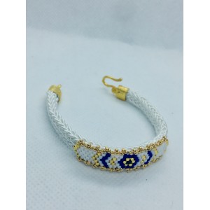 Miyuki Beyaz Nazar Bilekliği