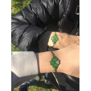 Uğurlu yonca miyukiden ikili arkadaş bilekliği