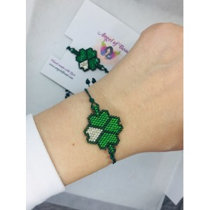 Uğurlu yonca miyukiden ikili arkadaş bilekliği