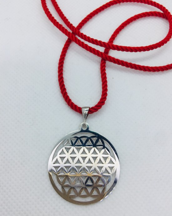 925 Ayar Gümüş Yaşam Çiçeği Kolye 